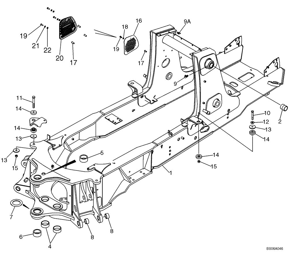 BUSHING,70.19mm ID x 90mm OD x 38mm L (09-37) - CHASSIS / MOUNTS, POD - SCREEN, AIR INLET | ref:D151070