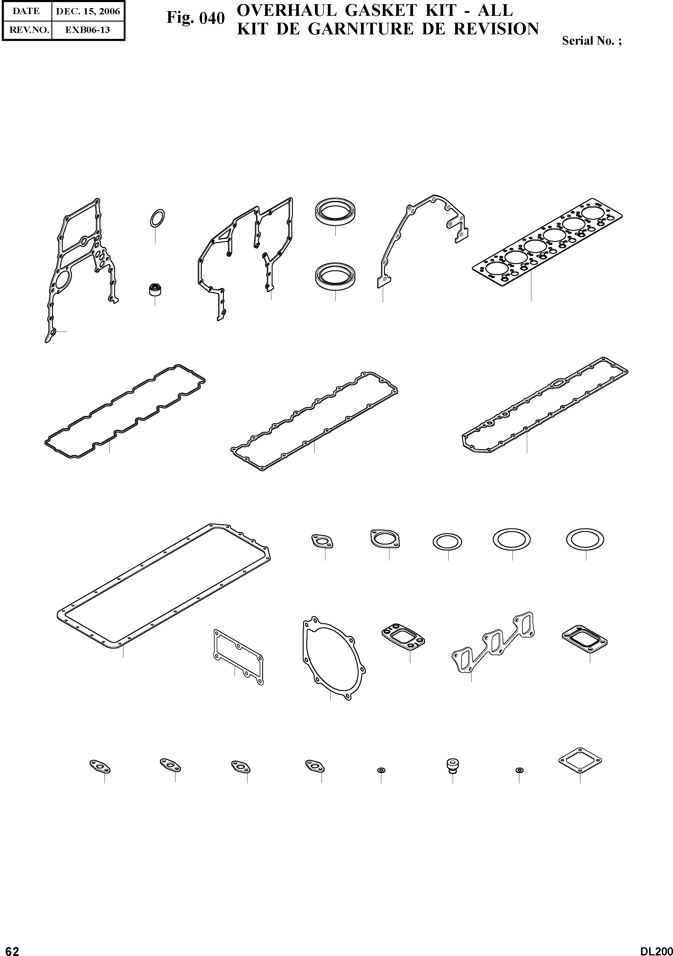 GASKET;INTAKE MANIFOLD OVERHAUL GASKET KIT - ALL | ref:65.08902-0030A