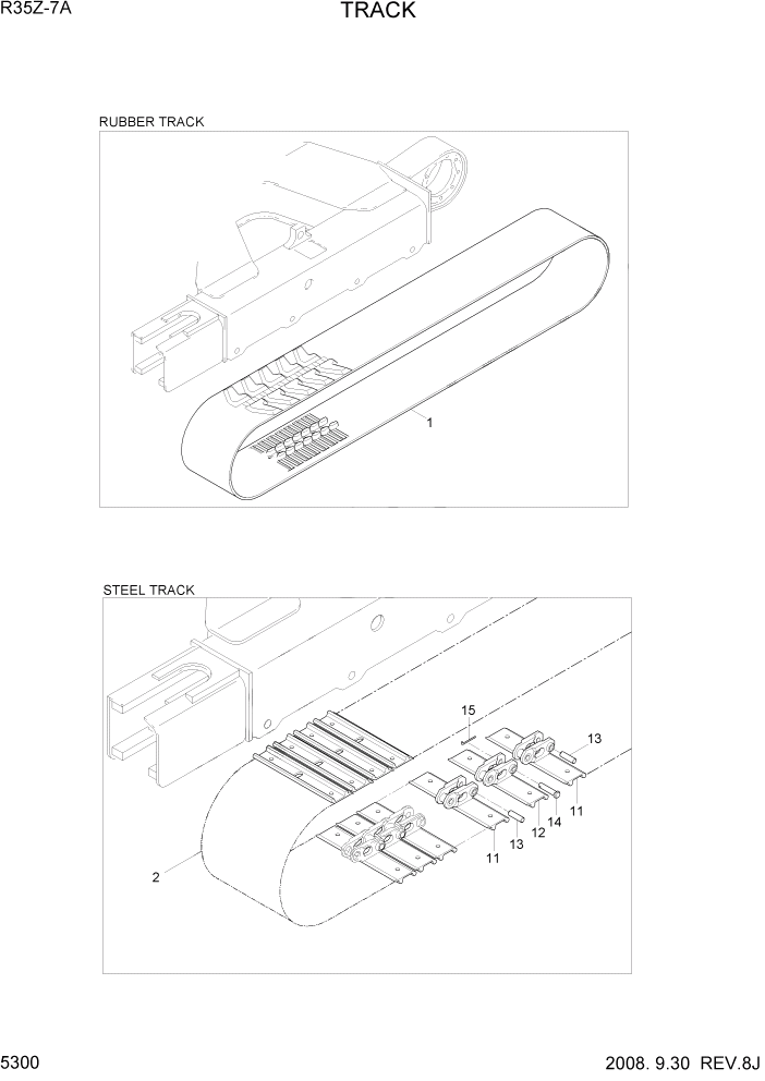 RUBBER TRACK PAGE 5300 TRACK | ref:81MH-27010