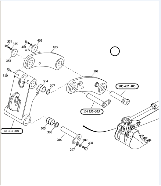 LUBE NIPPLE (62.012[001]) - TOGGLE & LINKAGE (S/N 11701-UP) | ref:73170138