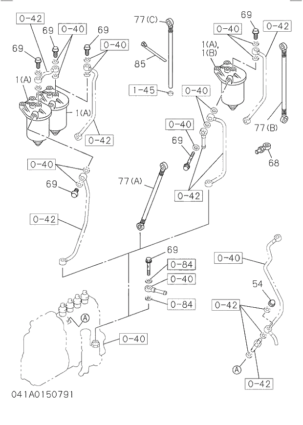 BRACKET; FUEL FILTER 041_FUEL FILTER AND BRACKET. | ref:5197550010