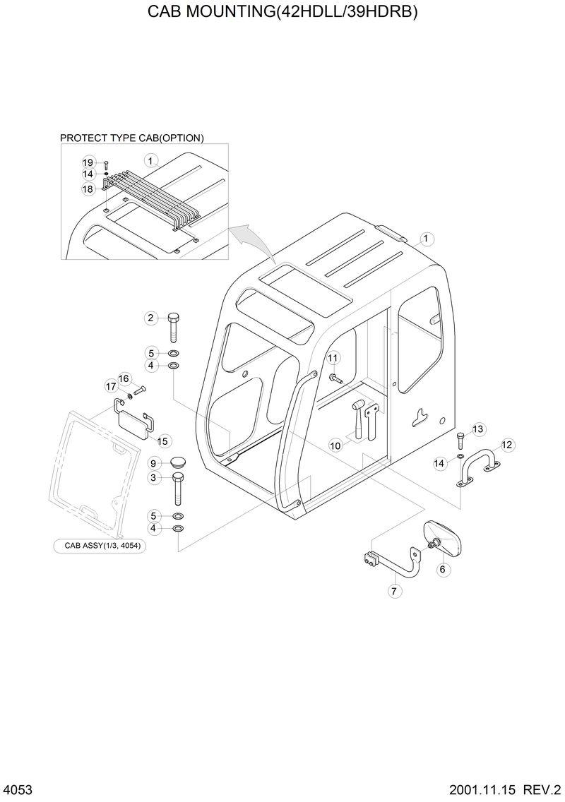 S403-122006-Washer-Plain CAB MOUNTING(42HDLL/39HDRB) | ref:S403-122006
