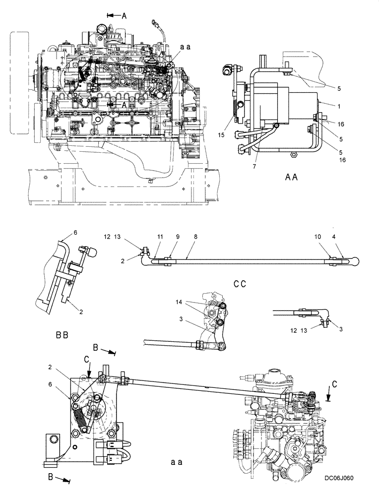 SMALL ELECTRIC MOTOR (01-006[00]) - CONTROL ASSY, ENGINE | ref:YN20S00002F2