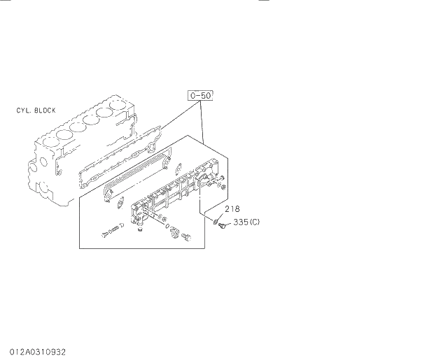 GASKET; NIPPLE,C/BL 012 CYLINDER BLOCK | ref:1096301150