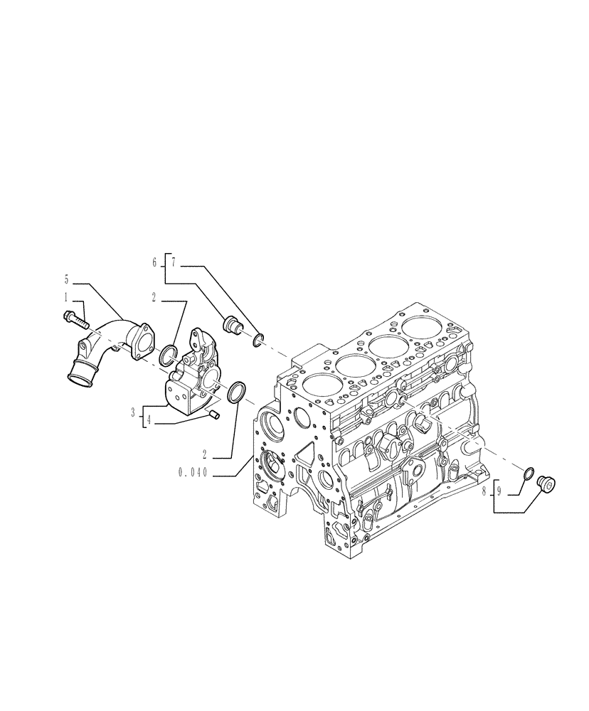 DOWEL (9.029[00]) - PIPING - ENGINE COOLING SYSTEM | ref:4895576