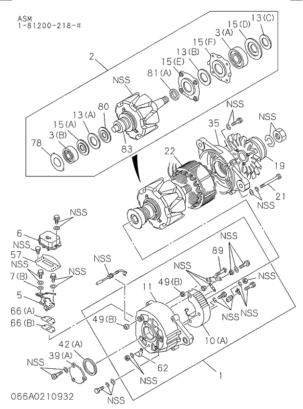 COVER ASM; RR,GEN 066 GENERATOR. | ref:1812143672