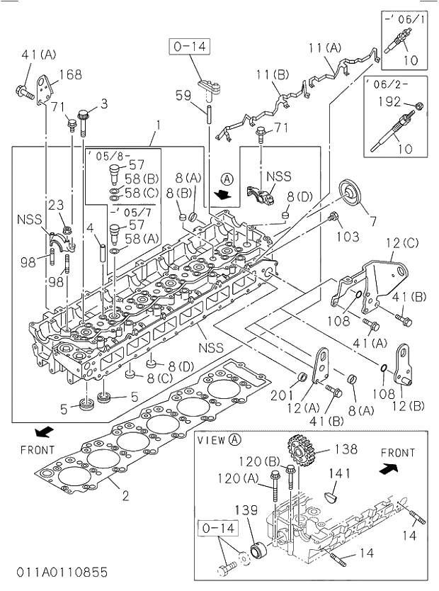 CUP; SEALING,CYL HEAD 011 CYLINDER HEAD | ref:8970968260