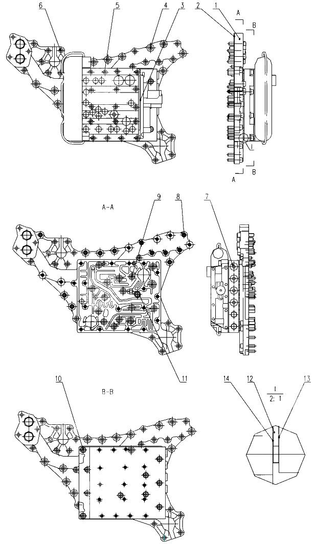 Electro-hydraulic Control Transmission Control Valve Assembly | ref:Z35G031001T1