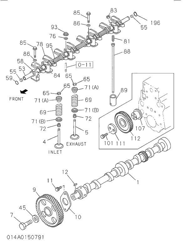 PLATE; THRUST | 014 CAMSHAFT AND VALVE