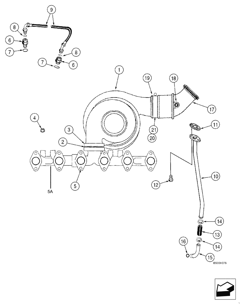 STUD (02-10) - TURBOCHARGER SYSTEM | ref:J818823