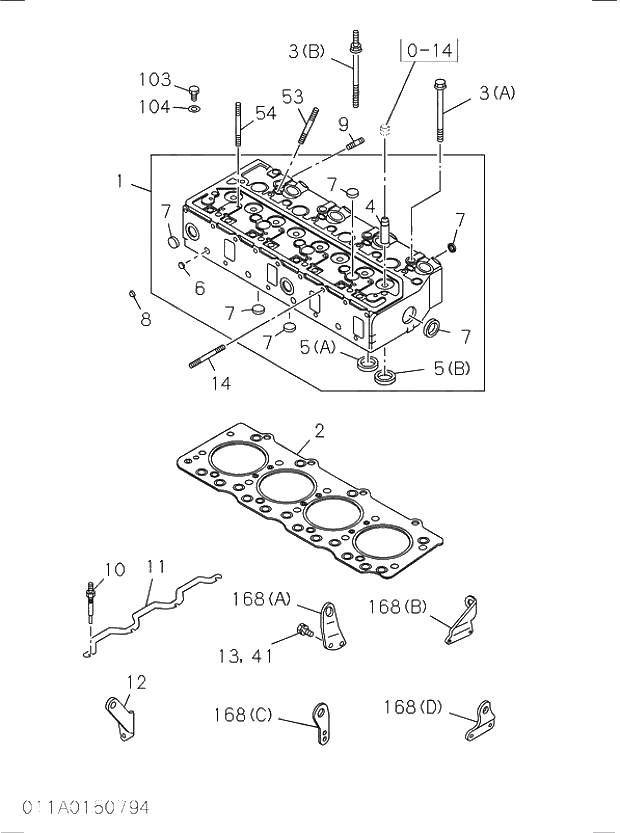 GUIDE; VLV 011 CYLINDER HEAD. | ref:5117210010