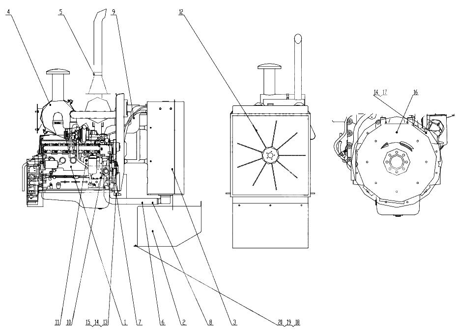 Diesel Engine Engine Assembly Z50G01T17 | ref:QSB6.7(F-CG-QSB6.7)