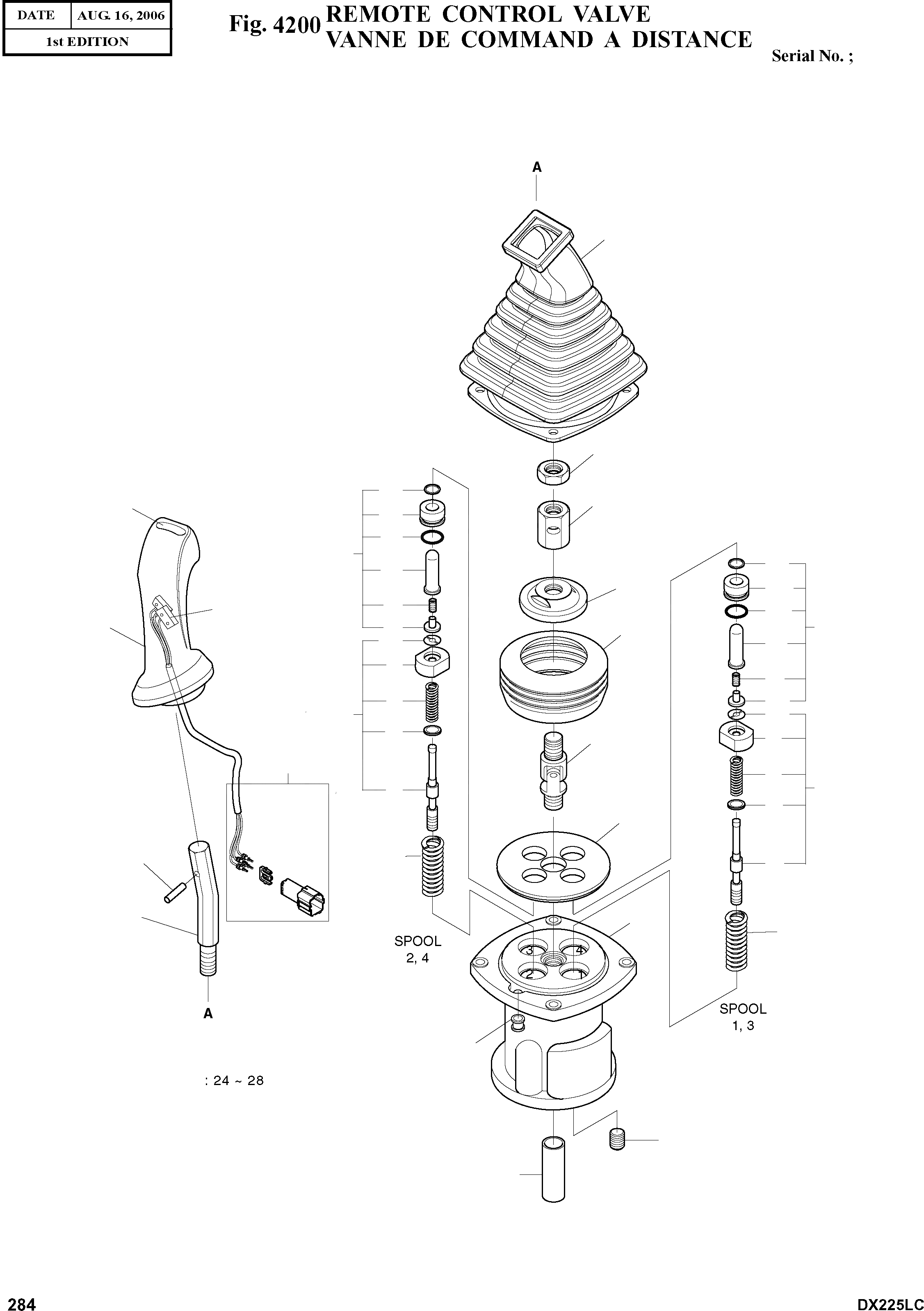 CONNECTOR ASS'Y REMOTE CONTROL VALVE | ref:K9001133