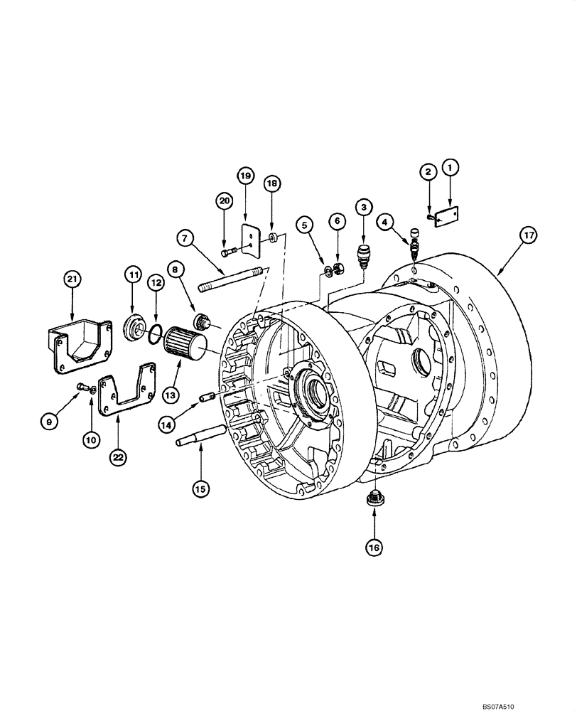 FILTER (06.25[00]) - REAR AXLE GRAZIANO - CENTER HOUSING | ref:75289018