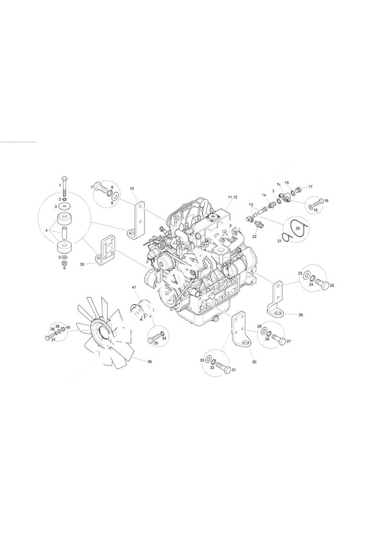 ENGINE - KUBOTA D1703 U.S. EPA Engine (0503-1-012-A) | ref:T101464
